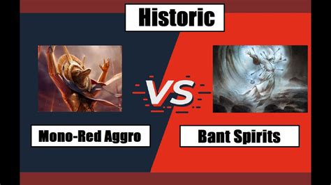 MTG Historic Mono Red Aggro Vs Bant Spirits YouTube