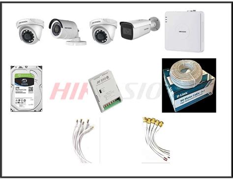 hikvision analog cctv camera pack  ps   ps   price  howrah