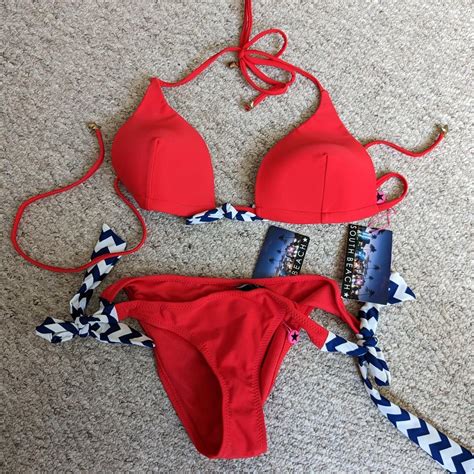 South Beach Bikini Set Bottoms Top Depop