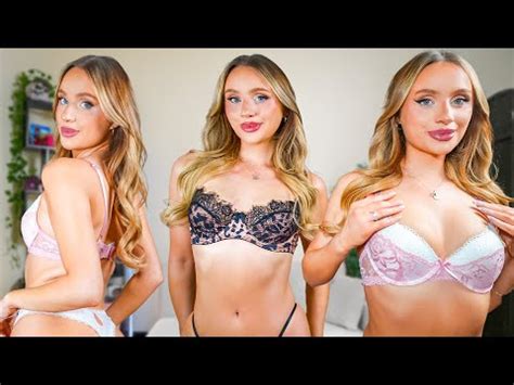 Lingerie Try On Haul 4k Harriet Parkes Modelly Channel