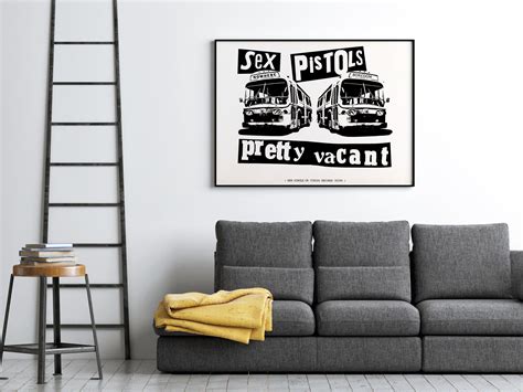 Sex Pistols Pretty Vacant Original Promo Poster By Jamie Reid British For Sale At StDibs