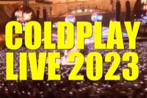 Setlist Coldplay 2023 Jakarta Indonesia 15 November 2023 Ini