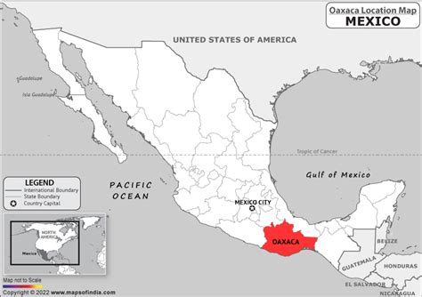 Where is Oaxaca Located in Mexico? | Oaxaca Location Map in the Mexico