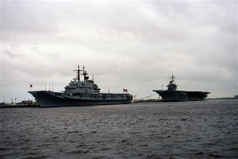 A Port Bow View Of The Italian Aircraft Carrier Its Giuseppe Garibaldi