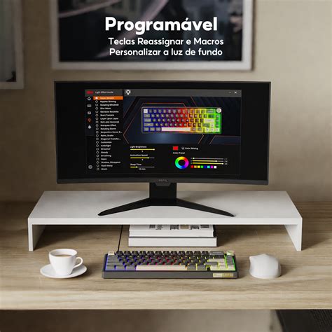 Rk Royal Kludge Rkr Greensand Key Gasket Wired Hot Swapple Mechanical Keyboard Shopee