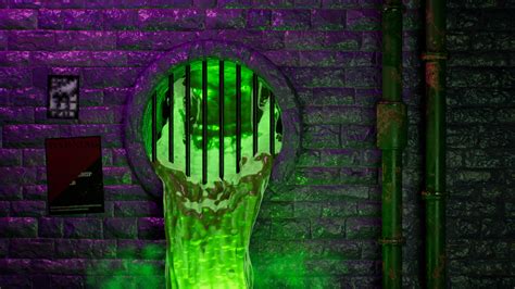 ArtStation - Thought Slime Sewer Background