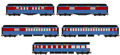 The Polar Express Passenger Cars by WilliamsAmazingArtX on DeviantArt