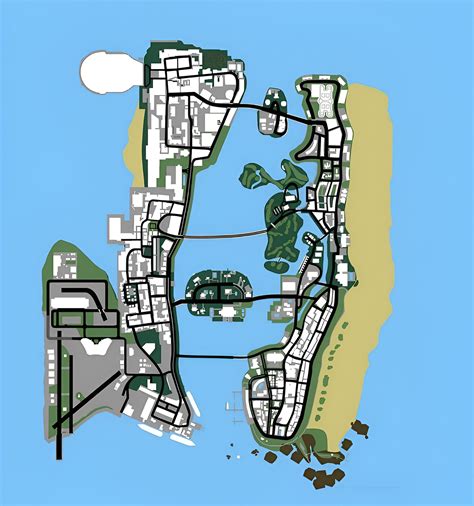 GTA Vice City Map, Locations & Vice City Stories Differences