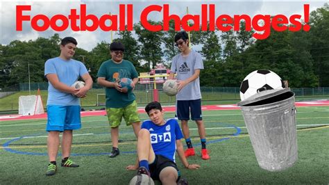 FOOTBALL CHALLENGES!! - YouTube