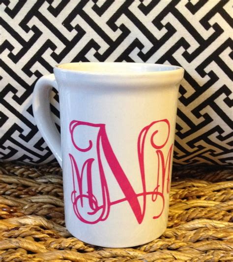 Monogrammed Coffee Mug on Storenvy