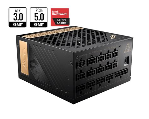MEG Ai1000P PCIE5 | Bloc d'alimentation MSI
