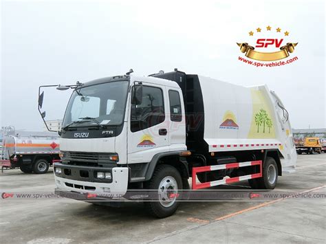 Cbm Isuzu Garbage Compactor Truck Solid Waste Collection Truck