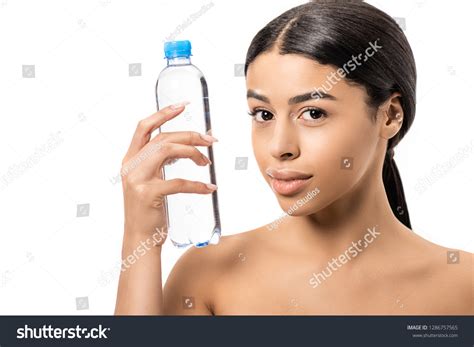 Beautiful Naked African American Woman Holding Stock Photo 1286757565 Shutterstock