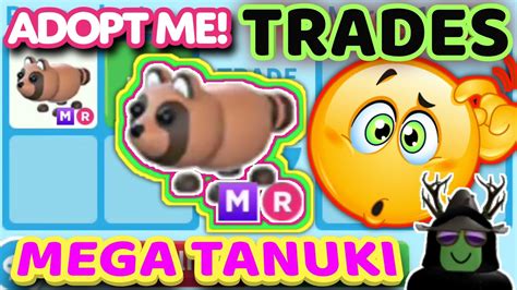 MEGA NEON TANUKI TRADE OFFERS In Adopt Me Rich Servers Adoptmetrades