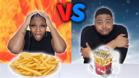 HOT VS COLD FOOD CHALLENGE YouTube