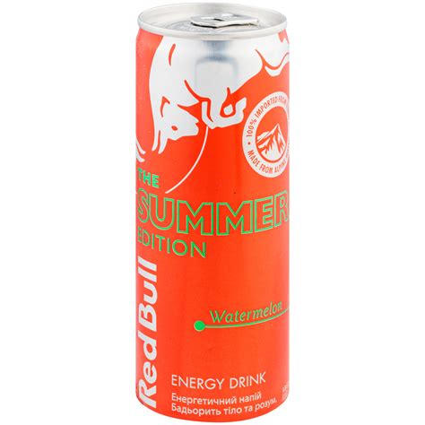 Напиток энергетический Red Bull Summer Edition арбуз 0,25л купить ...