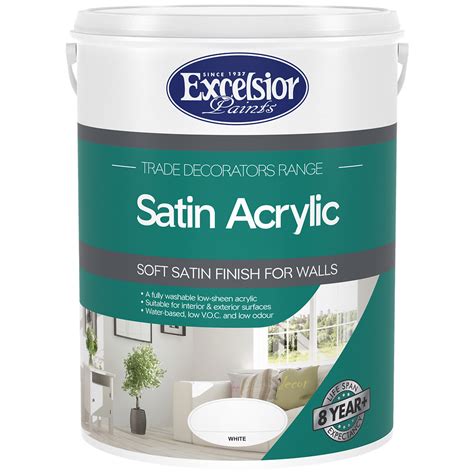 Trade Decorators Satin Acrylic Excelsior Paints