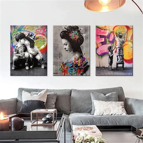 Portrait Picture Canvas Painting Figure Wall Art Graffiti Home Decor Abstract Women Pictures