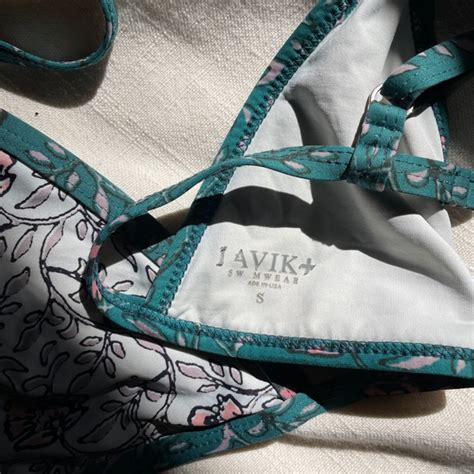 Tavik Swim Tavik Jett Small Green Floral Triangle Bikini Poshmark