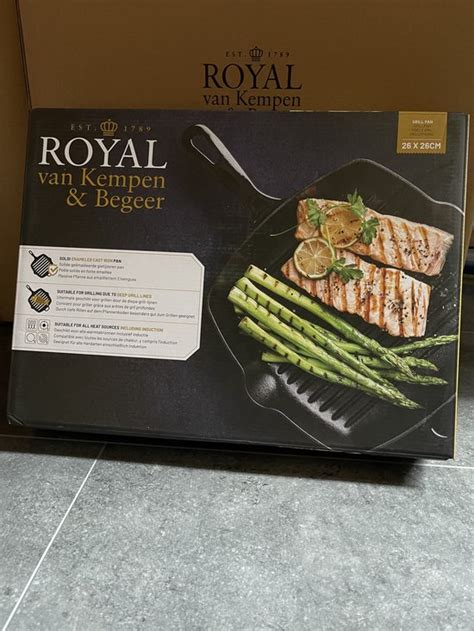 Royal Van Kempen Begeer Grill Pan 26 X 26 Cm Solide