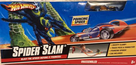 Hot Wheels Spider Slam Track Set New And Exciting Australia Ubuy