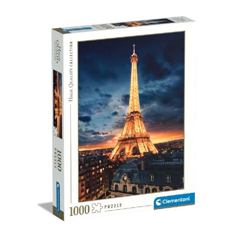 Rompecabezas Clementoni HQC 1000 Piezas Torre Eiffel Walmart