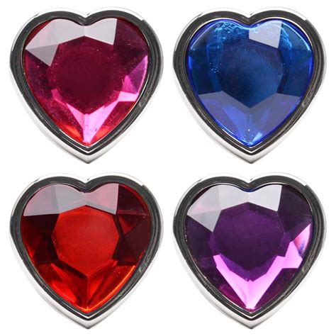 Plug Anal P Coração Unique Silver Abs La Pimienta Gall