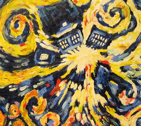 Van Gogh Tardis Doctor Who Pandorica Hd Wallpaper Peakpx