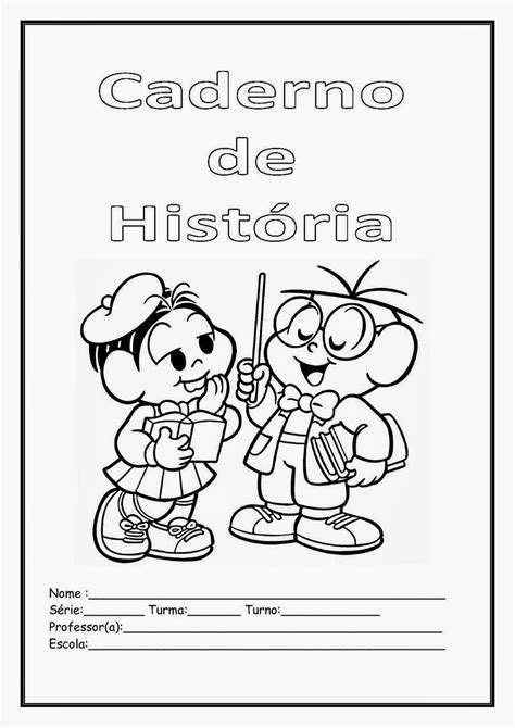 Capas De Caderno De Historia