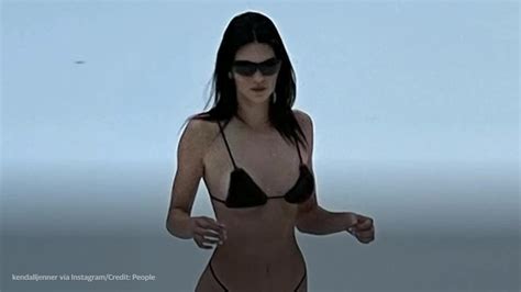 Kendall Jenner Braves The Cold In A Tiny Bikini And Fur Boots