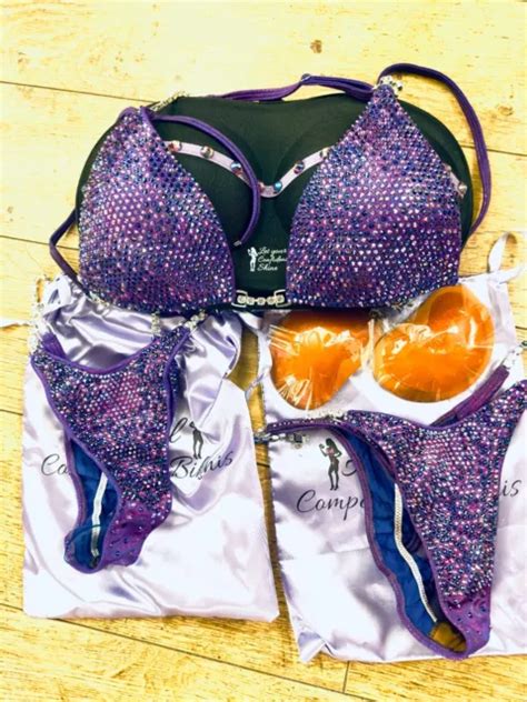 IFBB NPC PCA NABBA Angel Competition Bikini B C Cup Full Crystal