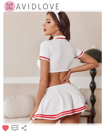 Amazon Avidlove Sexy Nurse Outfit Roleplay Lingerie Set Nurse Cosplay Lingerie Outfits With