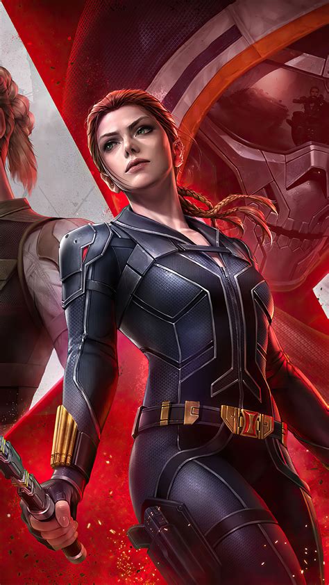 1080x1920 Marvel Future Fight Black Widow Team 4k Iphone 7,6s,6 Plus, Pixel xl ,One Plus 3,3t,5 ...