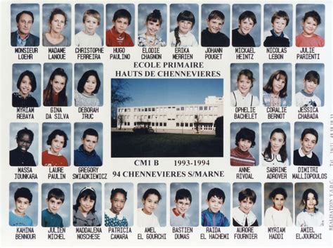 Photo De Classe Cm B Hauts De Chennevi Res De Ecole Les Hauts De