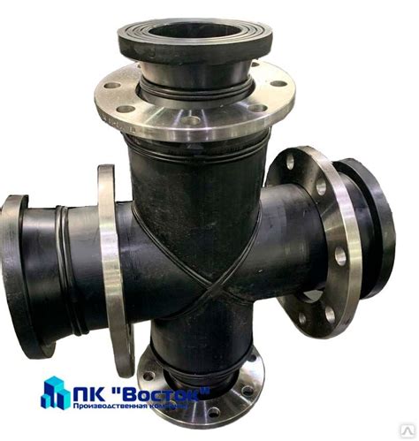 Крестовина ПНД ПЭ фланцевая 315 мм купить в Москве от производителя