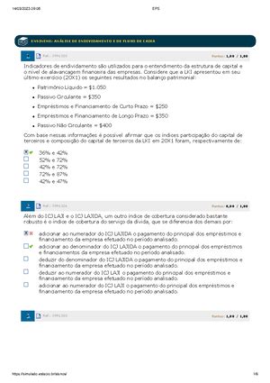 Simulado 02 prova Contabilidade Societária I Meus Simulados Teste