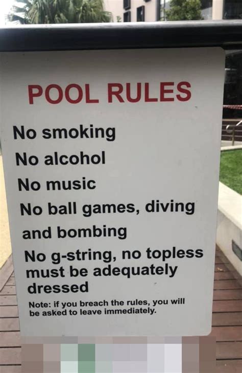 Sydney Apartments Humiliating Bikini Rule Bans G Strings From Pool The Advertiser