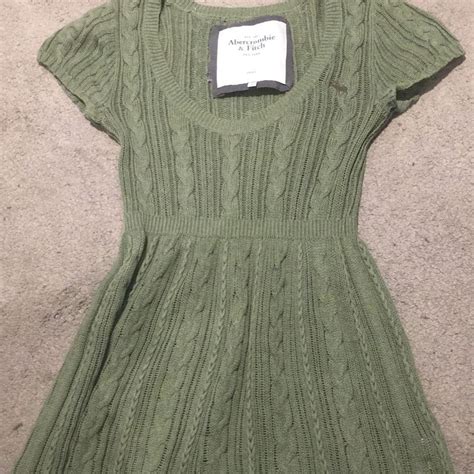 Abercrombie Fitch Women S Green And Khaki Vest Depop