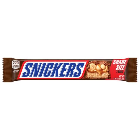 Save On Snickers Peanuts Caramel And Milk Chocolate Candy Bar Share Size