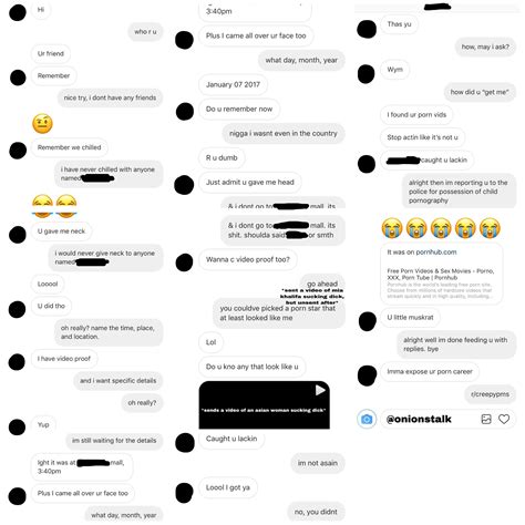 This Guy Is Trying To Convince Me That Weve Had Sex Ive Never Met Him Before R Creepypms