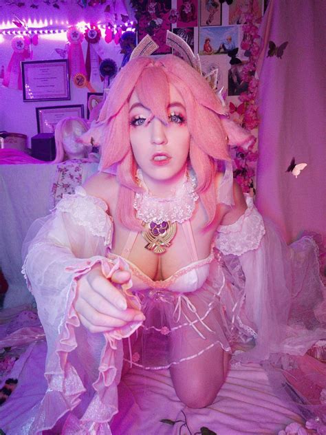 Yae Miko Derivative Wedding Suit Sexy Lingerie Bride Corset Top And Thong