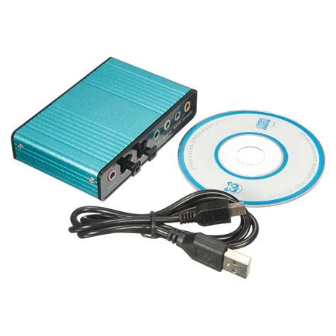 Купить внешняя звуковая карта с USB 6-канальный 5.1 аудио выхода S/PDIF ...