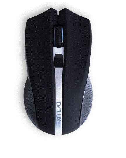 Беспроводная оптическая мышь Delux DLM-516OGB - Delux