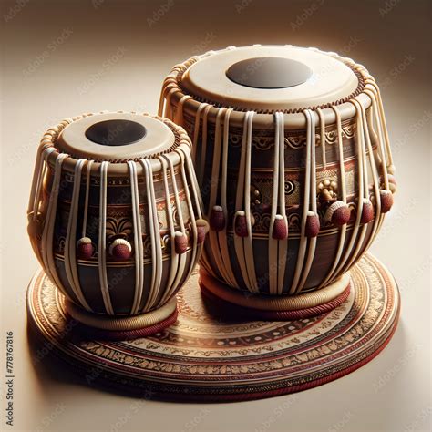 Traditional Indian Tabla Detailed 3d Rendering 3d Rendering Of Tabla