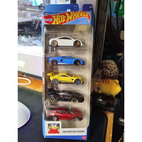 全新 HOT WHEELS 風火輪 1 64 超跑 5in1 套組 Acura 捷豹 阿斯頓馬丁 克爾維特 麥拉倫 蝦皮購物