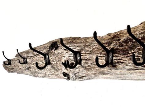 Rustic Driftwood Coat Rack Driftwood Shelf Driftwood Towel Etsy