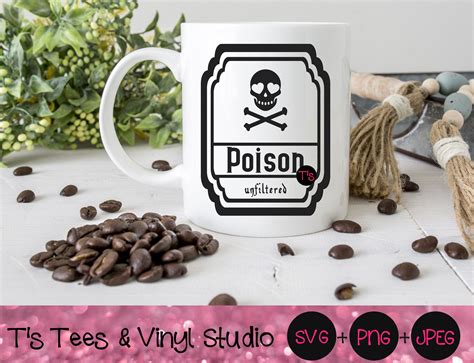 Poison Svg Unfiltered Poison Halloween Svg Halloween Label Poison