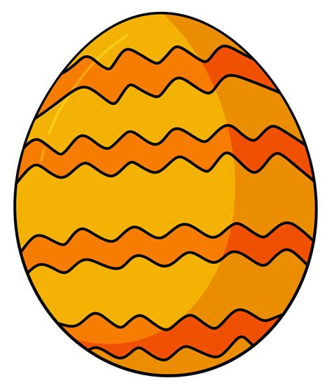 Yellow Easter Egg Cartoon 18802639 Png