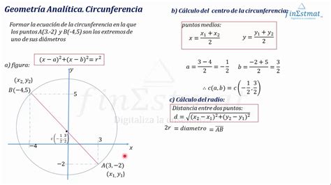 Geometria Analítica Circunferencia YouTube