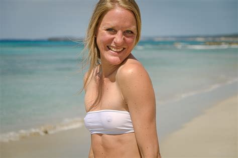 Bikini Model Alex W AI Enhanced Menorca 0335 Topaz Sharpen Porn Pic